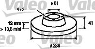 VALEO 186803 Тормозной диск для RENAULT ALLIANCE (Рено Аллианcэ) VALEO 186803 Тормозной диск для RENAULT ALLIANCE (Рено Аллианcэ)