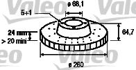 VALEO 186315 Тормозной диск для VOLKSWAGEN T4 MULTIVAN (Фольксваген Т4 мултиvан) VALEO 186315 Тормозной диск для VOLKSWAGEN T4 MULTIVAN (Фольксваген Т4 мултиvан)