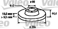 VALEO 186306 Тормозной диск для RENAULT SAFRANE (Рено Сафранэ) VALEO 186306 Тормозной диск для RENAULT SAFRANE (Рено Сафранэ)