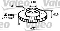 VALEO 186287 Тормозной диск для SEAT (Сеат) VALEO 186287 Тормозной диск для SEAT (Сеат)