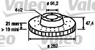 VALEO 186286 Тормозной диск для ROVER 400 (Ровер 400) VALEO 186286 Тормозной диск для ROVER 400 (Ровер 400)