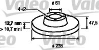 VALEO 186285 Тормозной диск для ROVER 400 (Ровер 400) VALEO 186285 Тормозной диск для ROVER 400 (Ровер 400)