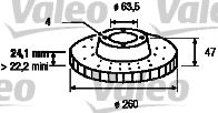 VALEO 186277 Тормозной диск для FORD MONDEO (Форд Мондэо) VALEO 186277 Тормозной диск для FORD MONDEO (Форд Мондэо)