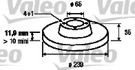 VALEO 186245 Тормозной диск для VOLKSWAGEN GOLF (Фольксваген Голф) VALEO 186245 Тормозной диск для VOLKSWAGEN GOLF (Фольксваген Голф)