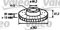 VALEO 186234 Тормозной диск для HONDA PRELUDE III (Хонда Прэлудэ 3) VALEO 186234 Тормозной диск для HONDA PRELUDE III (Хонда Прэлудэ 3)