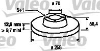 VALEO 186192 Тормозной диск для OPEL OMEGA A (Опель Омэга а) VALEO 186192 Тормозной диск для OPEL OMEGA A (Опель Омэга а)