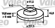VALEO 186151 Тормозной диск для FIAT STRADA II (Фиат Страда 2) VALEO 186151 Тормозной диск для FIAT STRADA II (Фиат Страда 2)