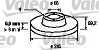 VALEO 186114 Тормозной диск для AUDI 90 (Ауди 90) VALEO 186114 Тормозной диск для AUDI 90 (Ауди 90)