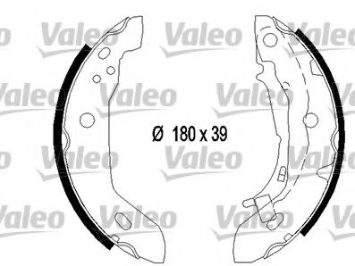 VALEO 554755 Тормозные колодоки для MERCEDES-BENZ A-CLASS (Мэрcэдэс-бэнз А класс) VALEO 554755 Тормозные колодоки для MERCEDES-BENZ A-CLASS (Мэрcэдэс-бэнз А класс)
