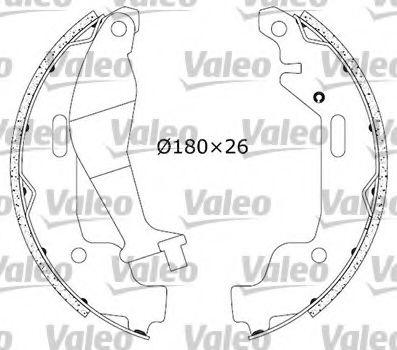 VALEO 553870 Тормозные колодоки для OPEL AGILA (Опель Агила) VALEO 553870 Тормозные колодоки для OPEL AGILA (Опель Агила)