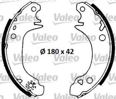VALEO 553622 Тормозные колодоки для RENAULT ALLIANCE (Рено Аллианcэ) VALEO 553622 Тормозные колодоки для RENAULT ALLIANCE (Рено Аллианcэ)