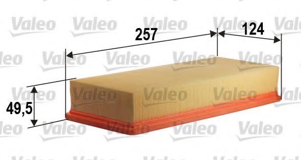 VALEO 585328 Воздушный фильтр для LANCIA (Лансиа/лянча) VALEO 585328 Воздушный фильтр для LANCIA (Лансиа/лянча)