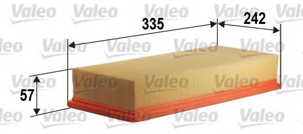 VALEO 585353 Воздушный фильтр для VOLVO (Вольво) VALEO 585353 Воздушный фильтр для VOLVO (Вольво)