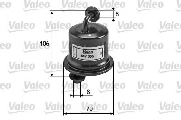 VALEO 587055 Топливный фильтр для SUZUKI (Сузуки) VALEO 587055 Топливный фильтр для SUZUKI (Сузуки)