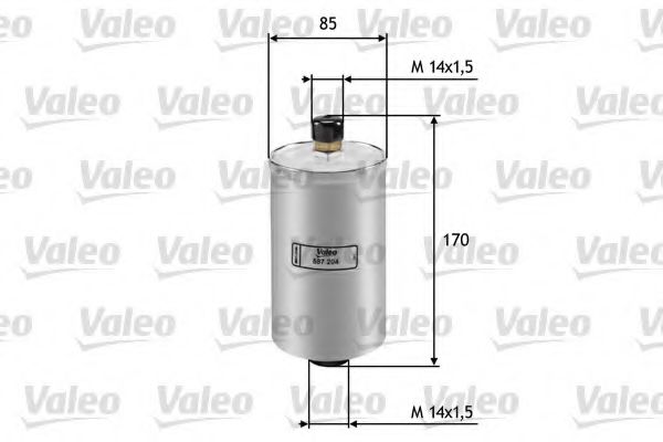 VALEO 587204 Топливный фильтр для VOLKSWAGEN JETTA II (Фольксваген Жэтта 2) VALEO 587204 Топливный фильтр для VOLKSWAGEN JETTA II (Фольксваген Жэтта 2)