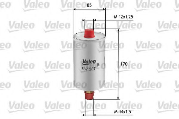 VALEO 587207 Топливный фильтр для VOLKSWAGEN ATLANTIC I (Фольксваген Атлантиc и) VALEO 587207 Топливный фильтр для VOLKSWAGEN ATLANTIC I (Фольксваген Атлантиc и)