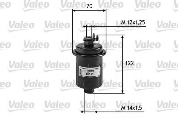 VALEO 587211 Топливный фильтр для MITSUBISHI SPACE STAR (Митсубиши/митсубиси Спэйс стар) VALEO 587211 Топливный фильтр для MITSUBISHI SPACE STAR (Митсубиши/митсубиси Спэйс стар)