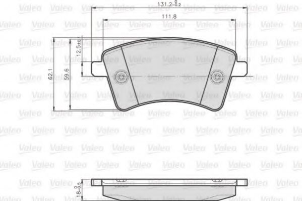 VALEO 872693 Тормозные колодки для RENAULT KANGOO / GRAND KANGOO (Рено Кангу / гранд кангу) VALEO 872693 Тормозные колодки для RENAULT KANGOO / GRAND KANGOO (Рено Кангу / гранд кангу)