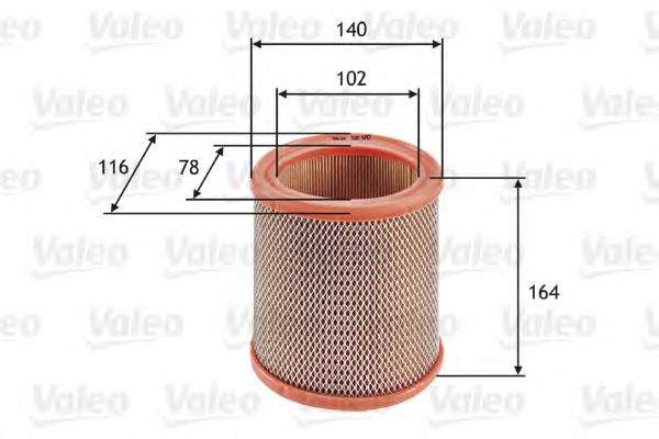 VALEO 585602 Воздушный фильтр для PEUGEOT 205 I (Пежо 205 и) VALEO 585602 Воздушный фильтр для PEUGEOT 205 I (Пежо 205 и)