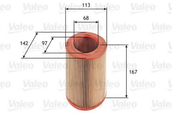 VALEO 585623 Воздушный фильтр для CITROËN XSARA (CитроËн Ксара) VALEO 585623 Воздушный фильтр для CITROËN XSARA (CитроËн Ксара)