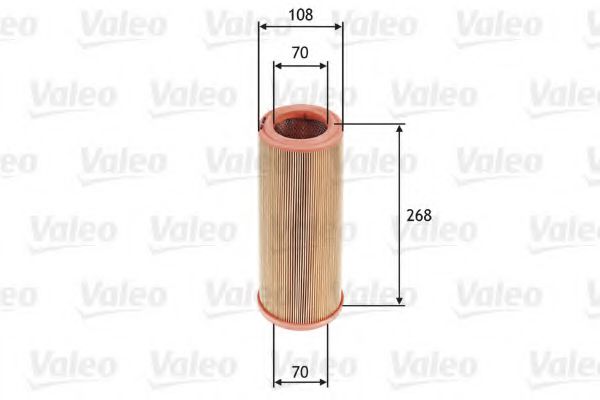 VALEO 585631 Воздушный фильтр для FIAT (Фиат) VALEO 585631 Воздушный фильтр для FIAT (Фиат)