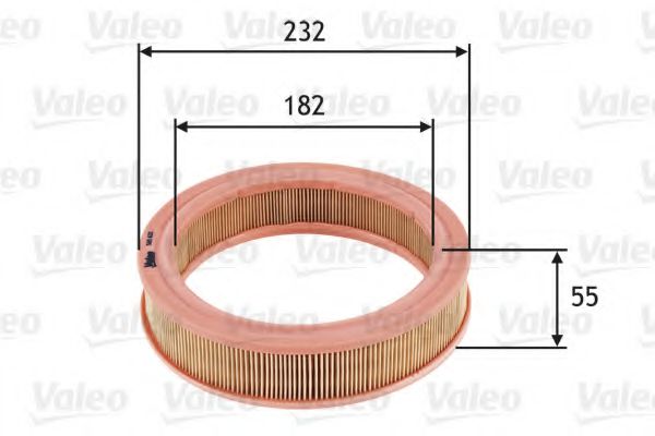 VALEO 585632 Воздушный фильтр для FIAT STRADA II (Фиат Страда 2) VALEO 585632 Воздушный фильтр для FIAT STRADA II (Фиат Страда 2)