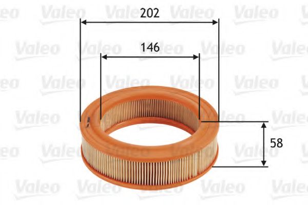 VALEO 585644 Воздушный фильтр для RENAULT LE CAR (Рено Лэ cар) VALEO 585644 Воздушный фильтр для RENAULT LE CAR (Рено Лэ cар)