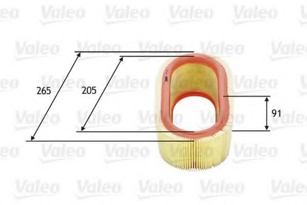 VALEO 585647 Воздушный фильтр для RENAULT KANGOO (Рено Кангу) VALEO 585647 Воздушный фильтр для RENAULT KANGOO (Рено Кангу)