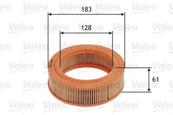 VALEO 585656 Воздушный фильтр для FORD FIESTA (Форд Фиэста) VALEO 585656 Воздушный фильтр для FORD FIESTA (Форд Фиэста)
