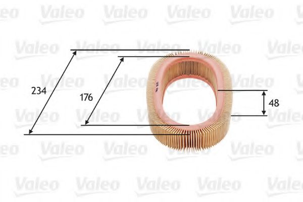 VALEO 585671 Воздушный фильтр для OPEL MANTA B CC (Опель Манта б cc) VALEO 585671 Воздушный фильтр для OPEL MANTA B CC (Опель Манта б cc)