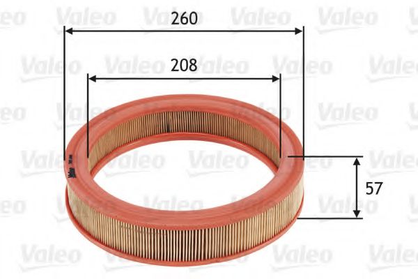 VALEO 585686 Воздушный фильтр для FORD GRANADA (Форд Гранада) VALEO 585686 Воздушный фильтр для FORD GRANADA (Форд Гранада)