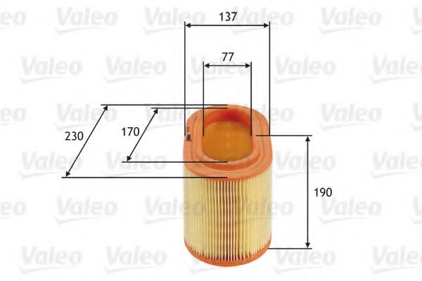 VALEO 585690 Воздушный фильтр для HYUNDAI I800 (Хендай И800) VALEO 585690 Воздушный фильтр для HYUNDAI I800 (Хендай И800)