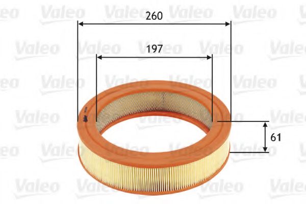 VALEO 585698 Воздушный фильтр для ISUZU (Исузу) VALEO 585698 Воздушный фильтр для ISUZU (Исузу)