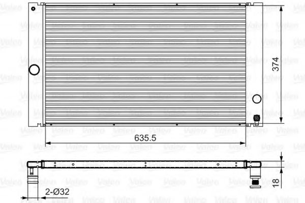 VALEO 701548 Радиатор, охлаждение двигателя для VOLVO (Вольво) VALEO 701548 Радиатор, охлаждение двигателя для VOLVO (Вольво)