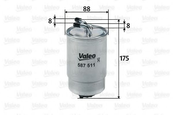 VALEO 587511 Топливный фильтр для FORD MONDEO (Форд Мондэо) VALEO 587511 Топливный фильтр для FORD MONDEO (Форд Мондэо)