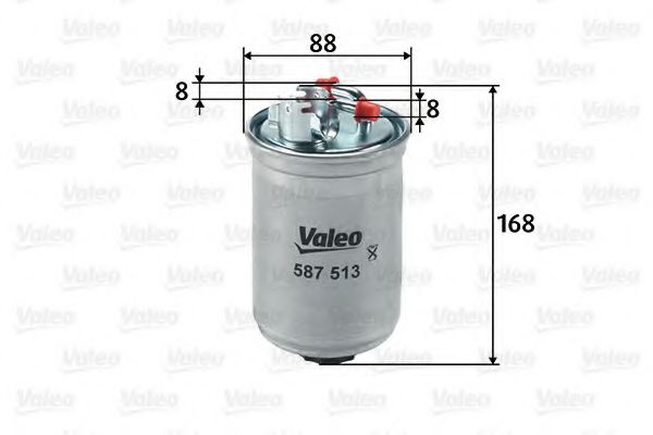 VALEO 587513 Топливный фильтр для SKODA (Шкода) VALEO 587513 Топливный фильтр для SKODA (Шкода)