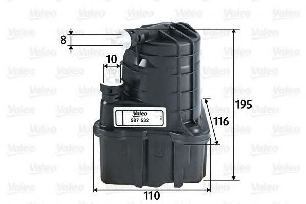VALEO 587532 Топливный фильтр для RENAULT MODUS / GRAND MODUS (Рено Модус / гранд модус) VALEO 587532 Топливный фильтр для RENAULT MODUS / GRAND MODUS (Рено Модус / гранд модус)