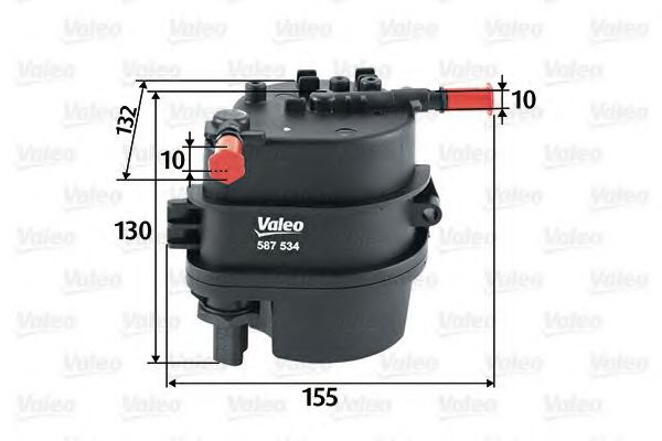 VALEO 587534 Топливный фильтр для CITROËN C2 ENTERPRISE (CитроËн C2 энтэрприсэ) VALEO 587534 Топливный фильтр для CITROËN C2 ENTERPRISE (CитроËн C2 энтэрприсэ)