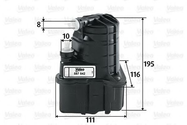 VALEO 587542 Топливный фильтр для RENAULT MODUS / GRAND MODUS (Рено Модус / гранд модус) VALEO 587542 Топливный фильтр для RENAULT MODUS / GRAND MODUS (Рено Модус / гранд модус)