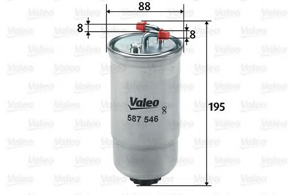 VALEO 587546 Топливный фильтр для HONDA CR-V III (Хонда Срв 3) VALEO 587546 Топливный фильтр для HONDA CR-V III (Хонда Срв 3)