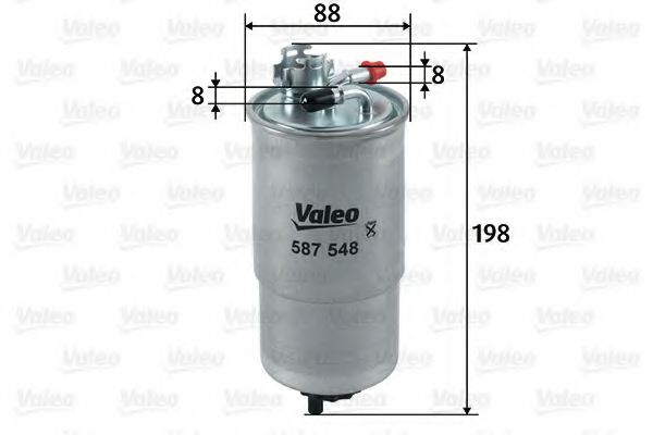 VALEO 587548 Топливный фильтр для SEAT LEON (Сеат Леон) VALEO 587548 Топливный фильтр для SEAT LEON (Сеат Леон)