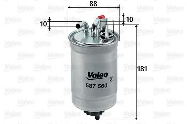 VALEO 587560 Топливный фильтр для AUDI A2 (Ауди А2) VALEO 587560 Топливный фильтр для AUDI A2 (Ауди А2)