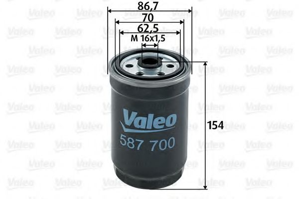 VALEO 587700 Топливный фильтр для FIAT PALIO (Фиат Палио) VALEO 587700 Топливный фильтр для FIAT PALIO (Фиат Палио)