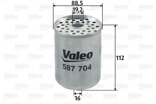 VALEO 587704 Топливный фильтр для FORD ESCORT V (Форд Эскорт 5) VALEO 587704 Топливный фильтр для FORD ESCORT V (Форд Эскорт 5)