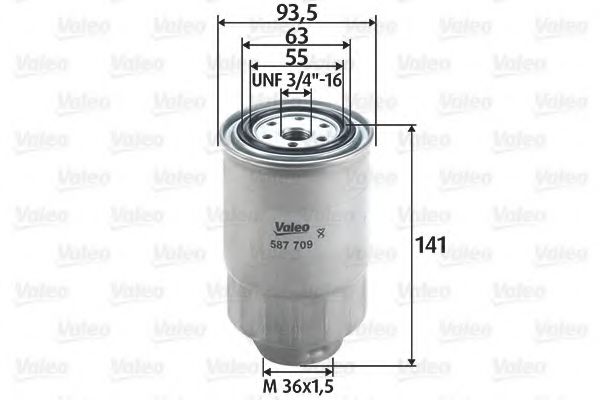 VALEO 587709 Топливный фильтр для TOYOTA (Тойота/тоета) VALEO 587709 Топливный фильтр для TOYOTA (Тойота/тоета)