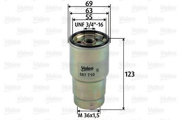 VALEO 587710 Топливный фильтр для MAZDA ATENZA (Мазда Атэнза) VALEO 587710 Топливный фильтр для MAZDA ATENZA (Мазда Атэнза)