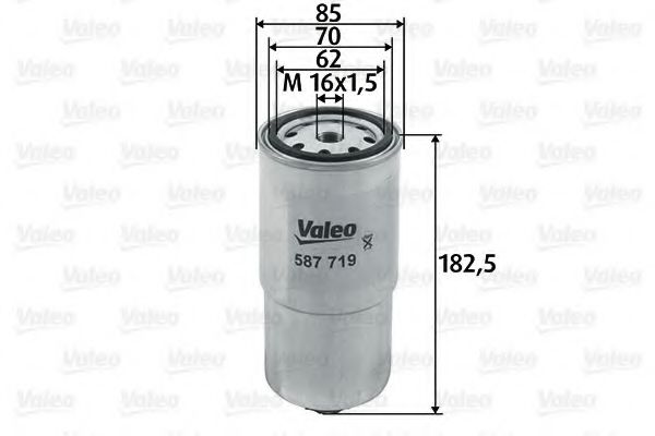 VALEO 587719 Топливный фильтр для ROVER 75 ER (Ровер 75 эр) VALEO 587719 Топливный фильтр для ROVER 75 ER (Ровер 75 эр)