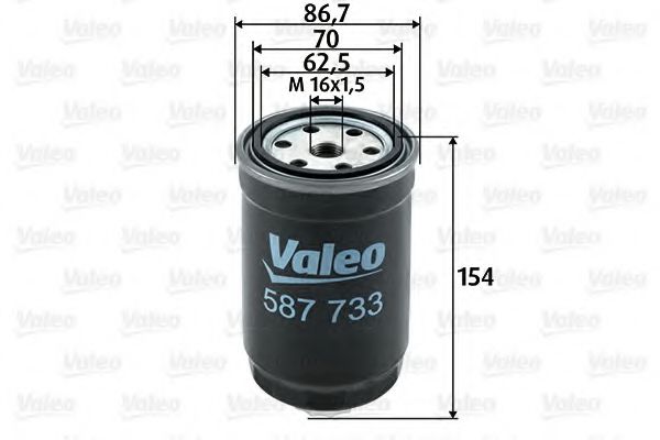 VALEO 587733 Топливный фильтр для PEUGEOT BOXER (Пежо Боxэр) VALEO 587733 Топливный фильтр для PEUGEOT BOXER (Пежо Боxэр)