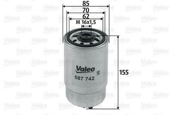 VALEO 587742 Топливный фильтр для FIAT PALIO (Фиат Палио) VALEO 587742 Топливный фильтр для FIAT PALIO (Фиат Палио)