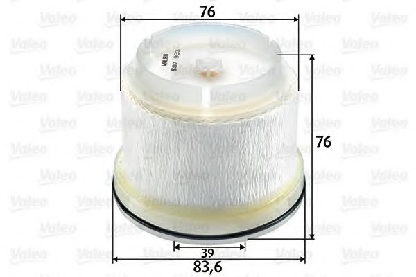 VALEO 587933 Топливный фильтр для TOYOTA HILUX III (Тойота/тоета Хилуx 3) VALEO 587933 Топливный фильтр для TOYOTA HILUX III (Тойота/тоета Хилуx 3)